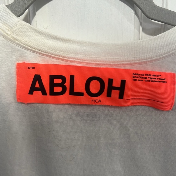 SS19 Virgil Abloh x MCA “Figures of Speech” Tee – White – Men’s XL – Rare - Picture 4 of 8